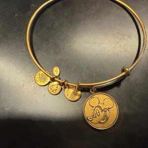 Alex and Ani Mickey Mouse Disney Gold-tone Bracelet